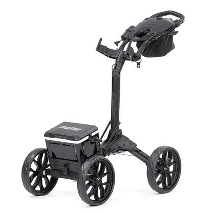Bag Boy Quad Pro Disc Golf Cart - color: Black/Slate