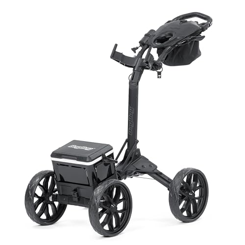 Bag Boy Quad Pro Disc Golf Cart - color: Black/Slate