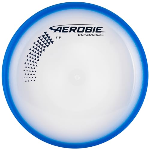 Aerobie Superdisc: Dog Flying Disc, Blue, Green, Pink, Yellow, 10 Inches