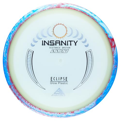 Axiom Discs Eclipse Glow 2.0 Insanity Disc Golf Distance Driver (Colors May Vary) - size: 170-175g