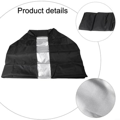 Foosball Table Cover Outdoor Dustproof UV Protective With Storage Bag(black)