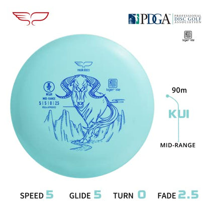 Yikun Disc Golf Starter Kit - 150-160g Set Includes Driver, Mid-Range, Putter for Beginner Players