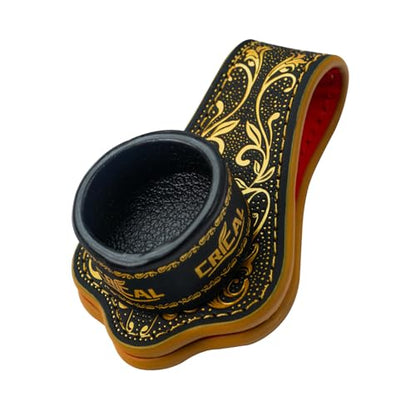 CRICAL Portable Magnetic Pool Chalk Holder Square Chalk Cube Holder Billiard Cue Accessory Gift Idea - color: CL-ChalkHolder Black Gold-R