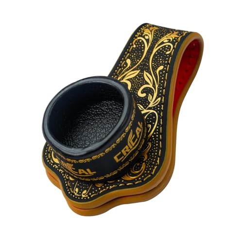 CRICAL Portable Magnetic Pool Chalk Holder Square Chalk Cube Holder Billiard Cue Accessory Gift Idea - color: CL-ChalkHolder Black Gold-R