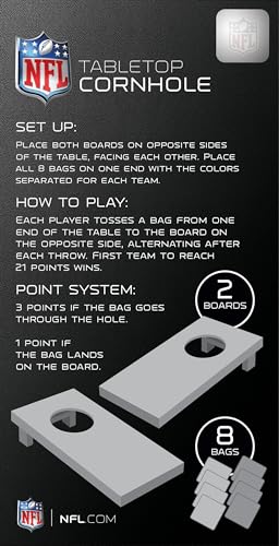 MasterPieces Officially Licensed NFL Tabletop Cornhole for Adults - style: Green Bay Packers