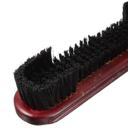2pcs Pool Table Brush Set Wooden Handle PVC Bristle for Billiard Cleaning Tool Multifunctional Rail Surface Dust Removal for Pool Tables and Cabinets