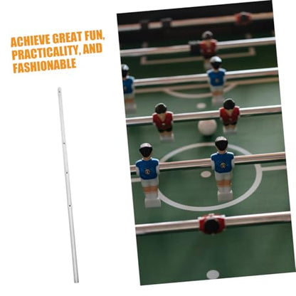 Mini Foosball Table Parts Replacement Metal Rod for Boys and Girls Easy Assembly Comfortable Handle