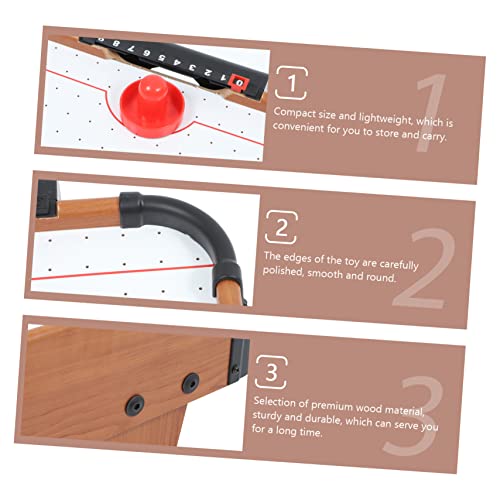 KESYOO 1Pc Mini Table Ice Hockey Game for Lightweight Portable Tabletop Competition with Durable Design Battery Flow for Indoor Fun