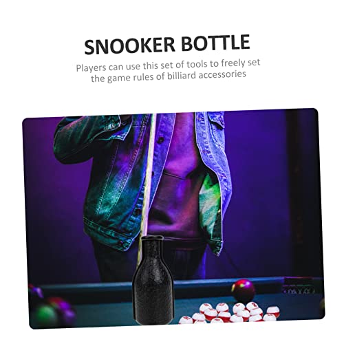 1 Set Dice Bottle Resin Dice Dices Pool Table Balls Tally Peas Red Pool Snooker Billiard Shaker Bottle Pool Shaker Bottle Snooker Accessory Snooker Bottle Dice Cup Billiards