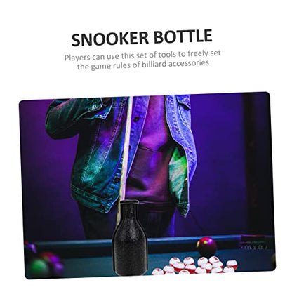 1 Set Dice Bottle Resin Dice Dices Pool Table Balls Tally Peas Red Pool Snooker Billiard Shaker Bottle Pool Shaker Bottle Snooker Accessory Snooker Bottle Dice Cup Billiards