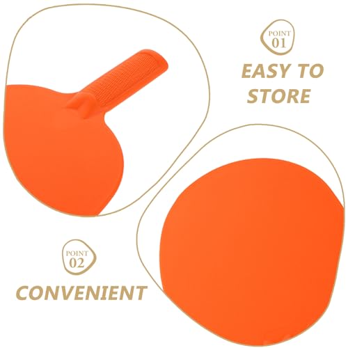 Yardwe 2pcs Table Tennis Paddle: Weatherproof Plastic Racket Training Supply - Portable Able Tennis Bat - Lightweight Equipment for Kids