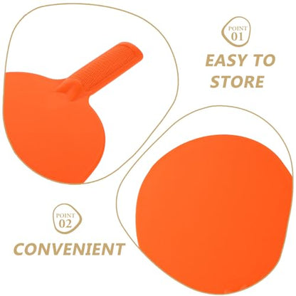 Yardwe 2pcs Table Tennis Paddle: Weatherproof Plastic Racket Training Supply - Portable Able Tennis Bat - Lightweight Equipment for Kids
