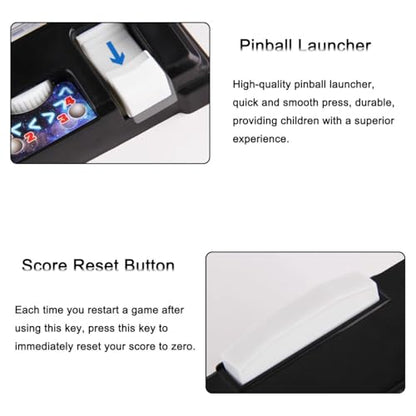 Tabletop Electronic Pinball Game, Desktop Ball Shooting Toy, Kids Mini Pinball Game Machine, Arcade Pinball Machine