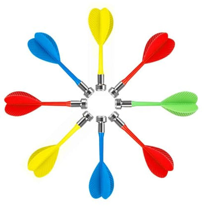 12PC Colorful Magnetic Darts Safety Replacement f/Kids Dartboard Indoor Game