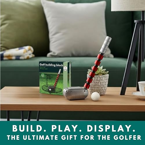Golf Toy Building Set Compatible with Lego Golf - Challenging, Creative Fun and Skill-Building - 3D Instruction (165 PCS)