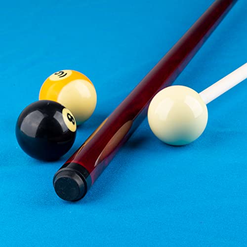 Junior IPJRC Kids Training Pool Cue 44in with Attached Cue Ball - Red