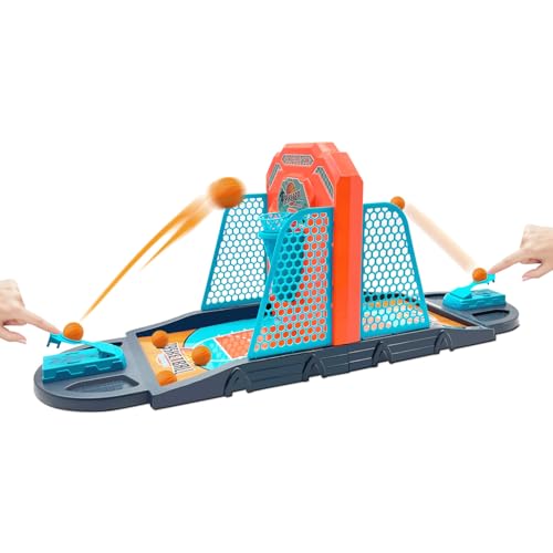 Basketball Shooting Game Toy, Funny Shooting Game, Desktop Table Basketball Games Set, Fast and Frenzied Launching ball - Including 1 Basketball Stand and 10 Balls, Gift for Kids 3-10 Year Old - color: Mint
