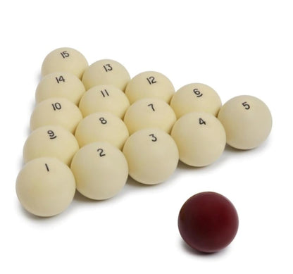OKKO Russian Pyramid Billiard Ball Standard Set 2 1/4" - 57.2 mm