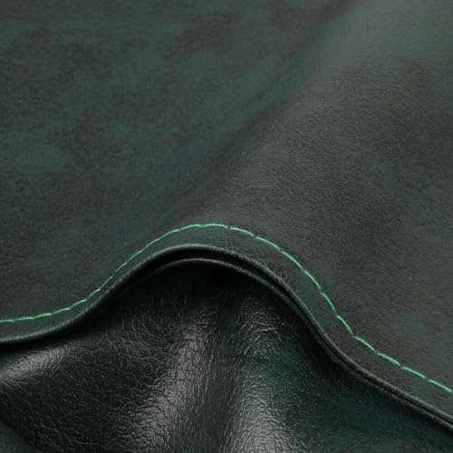 Heavy Duty Leatherette Billiard Pool Table Cover, 7ft Leatherette Fitted Billiard Covers, Waterproof Indoor/Outdoor Pool Table Accessories, Billiards Accessories for Protecting Felt, Green