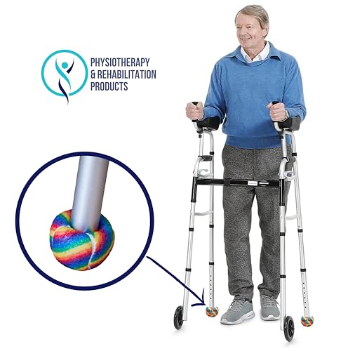 lab&tek Ultra-Thick & Extra-Durable Precut Tennis Balls Pack | Pro Glide Kit for Walkers, Chairs, Furniture Feet, Desks, and Table Legs | Enhances Mobility & Protects Floors - style: 4 Balls Kit