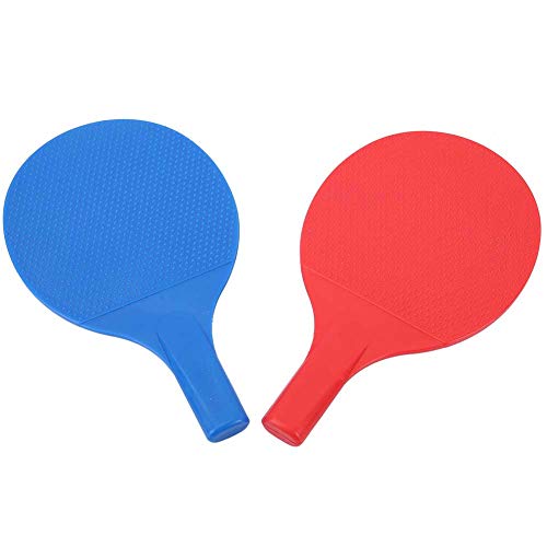 Table Tennis Racket Set for Kids Portable Outdoor Training Equipment with 2 Balls Plastic Material Ergonomic Handle Design Lightweight Easy to Carry 17.2 x 10.2 cm