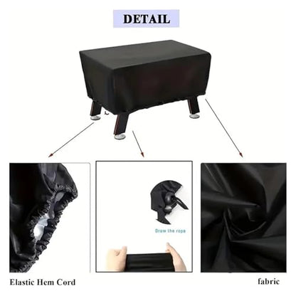 Oxford Fabric Foosball Table Cover - Scratch-Resistant & Durable Outdoor Soccer with Drawstring Closure