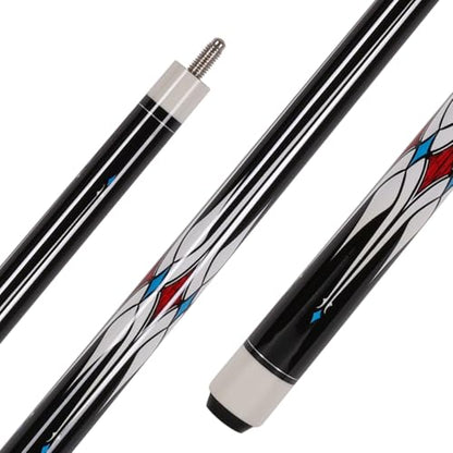 58 inch Canadian Maple Billiard Pool Cue Stick, 13mm 1/2 Maple Billiard Pool Stick, House Bar Pool Table Sticks for Men(Numerous Styles to Choose from) - color: P07