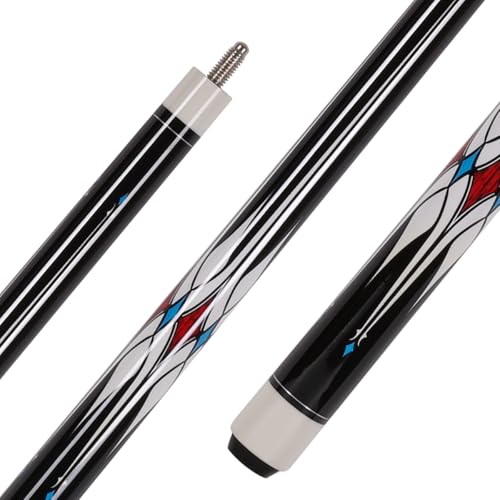 58 inch Canadian Maple Billiard Pool Cue Stick, 13mm 1/2 Maple Billiard Pool Stick, House Bar Pool Table Sticks for Men(Numerous Styles to Choose from) - color: P07