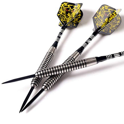 CUESOUL Tungsten Steel Tip Darts- Precise Barrels 18 19 21 24 Grams - color: 25 Grams-Luxury Case