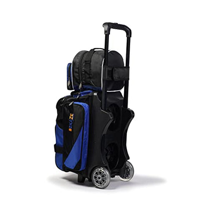 2 Ball Bowling Roller + 1 Ball Color Matching Add On Tote - color: Blue-Black