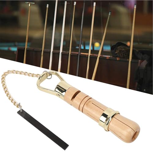 Professional Wooden Cue Tip Clamp Billiard for Secure Maintenance Billiard Accessories Easy to Use Practical Small Tip Replacement Tool