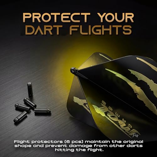 IgnatGames Dart Flights and Accessories - Sets of Different Shape Darts Flights and Flights Protectors, Darts Accessories Kit