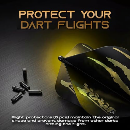 IgnatGames Dart Flights and Accessories - Sets of Different Shape Darts Flights and Flights Protectors, Darts Accessories Kit