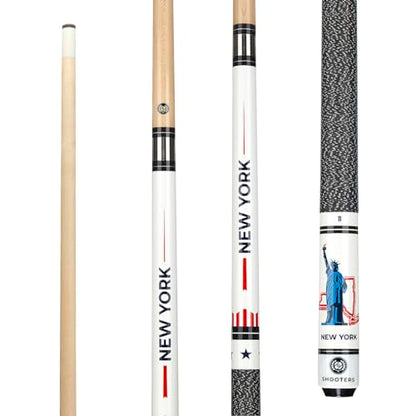 SHOOTERS Billiard Pool Cue Stick - color: New York, size: 20 Oz
