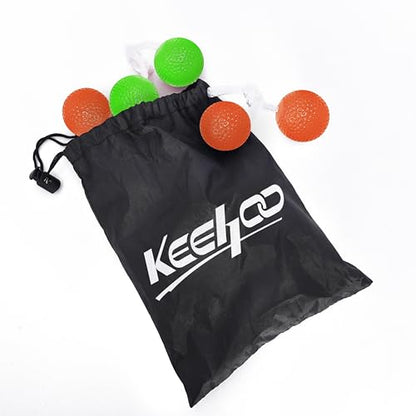 KH Ladderball Balls Set 6 Pack Replacement Balls Ladder Toss Game Balls Soft Golf Balls Safe for Kids - color: Orange,Lime Green