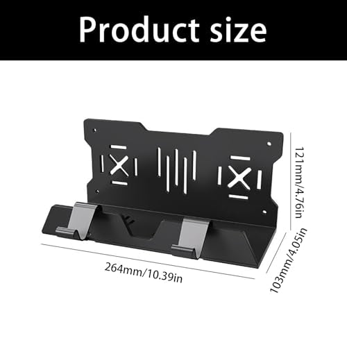 Wall Mounted Controller Heat Dissipation Storage Rack Space Saving Organization Stand for Games Accessories Space Saving Controller Rack