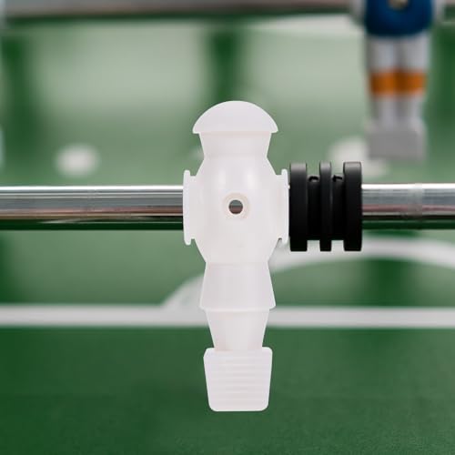 Homoyoyo 4pcs Foosball Men Replacement, Football Players Parts Foosball Man Table Player Football Machine Accessories - color: White