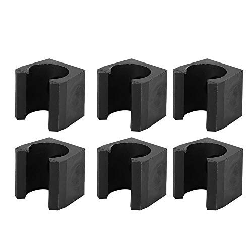Billiard Cue Clip for Exhibition, Billiards Cue Clip Holders, 6Pcs Plastic Billiards Pool Single Holder Mini Rod Organizer Carrier Accessory