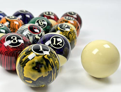 Billiard Balls Set 16 Pool Table Balls Resin Ball 2-1/4"(Several Style Available)