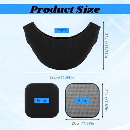 3Pcs Washable Bowling Ball Polisher Bags,Microfiber Bowling Seesaw Bag with Towel,Bowlings Polisher Bag,Carrier Ball Cleaner Holder Bag Bowlings Cleaner for Bowlers 21 * 13”