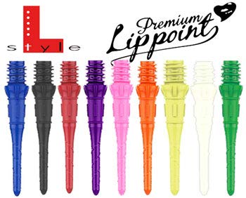 L-style Premium Lippoint - Soft Tip Dart Points - Regular Length - color: White
