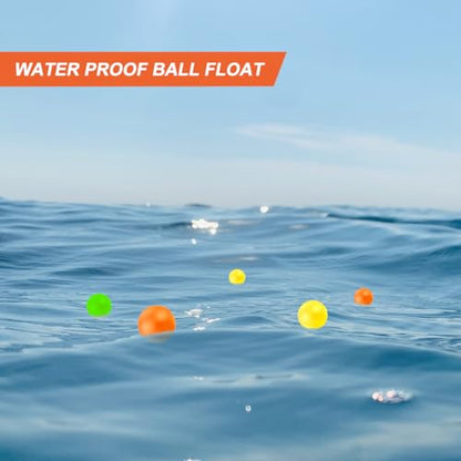Pandahero Beach Paddle Ball Replacement Set - 12 Colorful High Visibility Waterproof Balls, Suitable for Smash Ball, Pro Kadima, and All Kinds of Outdoor Beach Paddle Games - style: 12 balls