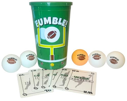 Fumble – Football Card & Pong Game for Kids and Families | Fun Tailgate Game & Birthday Gift for Boys Ages 6–12
