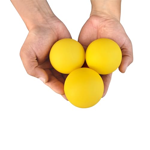 Hall of Games Roll & Score Multiple Styles Arcade Game Collection, Durable & Stylish Designs with Game Balls, Perfect for Family Game Rooms - style: Yellow Roll & Score Balls (3 Pack)
