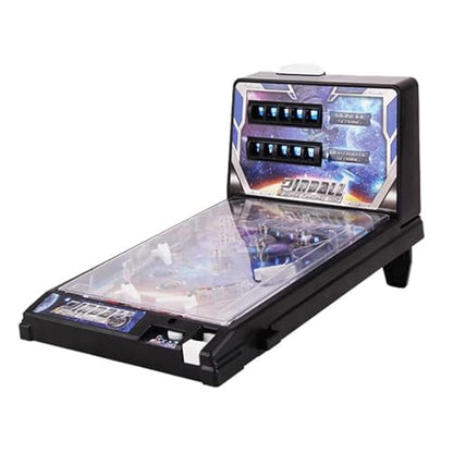 Electronic Tabletop Pinball Game Classic Pinball Toy with Lights Sounds and Scorer Retro Pinballs Machine Desktop Pinballs Game for Family Kids