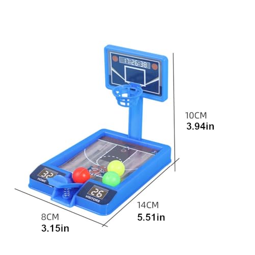 4 Pack Tabletop Basketball Game Toys, Basketball Party Favors Desk Games for Office for Adult to Reduce Stress, Gifts Idea Classroom Prizes for Kids Boys Girls