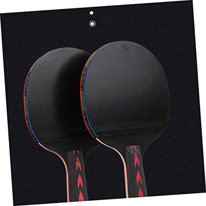 WOONEKY 2pcs Professional Pong Racket Star Carbon Fiber Table Tennis Paddle Double Pimples-Junior Players