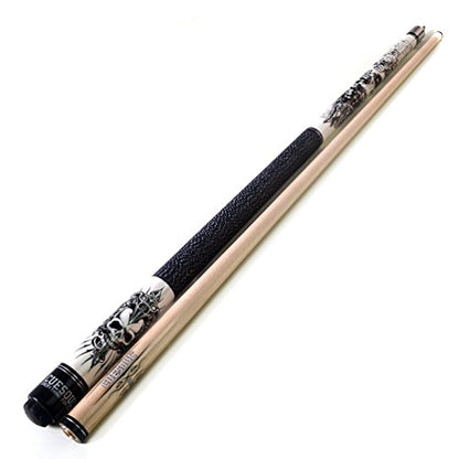 CUESOUL 58 inch 1/2 Maple Pool Cue Stick Kit-Rockin Series - color: G407, size: 21oz