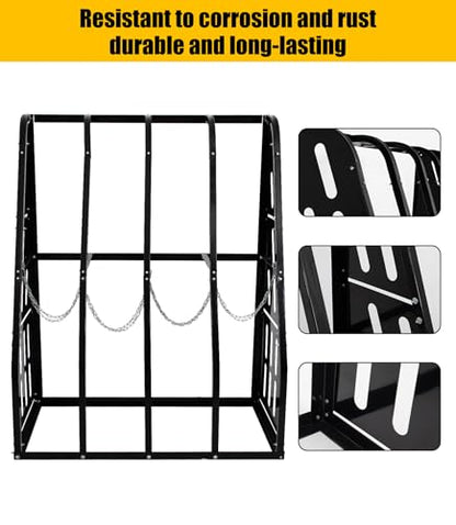 Vertical Bar Rack Standing Steel Vertical Long Parts Industrialized Large Capacity Storage Racks Rugged and Durable for Factories, Warehouses, Garages