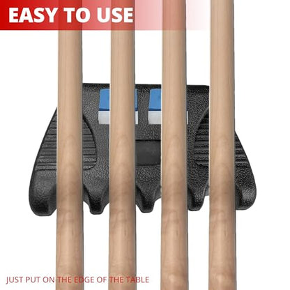 Pool Stick Holder - Heavy Duty Base Pool Cue Holder for Billiards Accessories and Equipment - Portable, Compatible, Easy to Use - Fits in Most Billiard Cases' Pockets (4 Cue Holder)